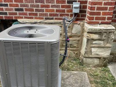 Central Air Conditioning Condenser Installation